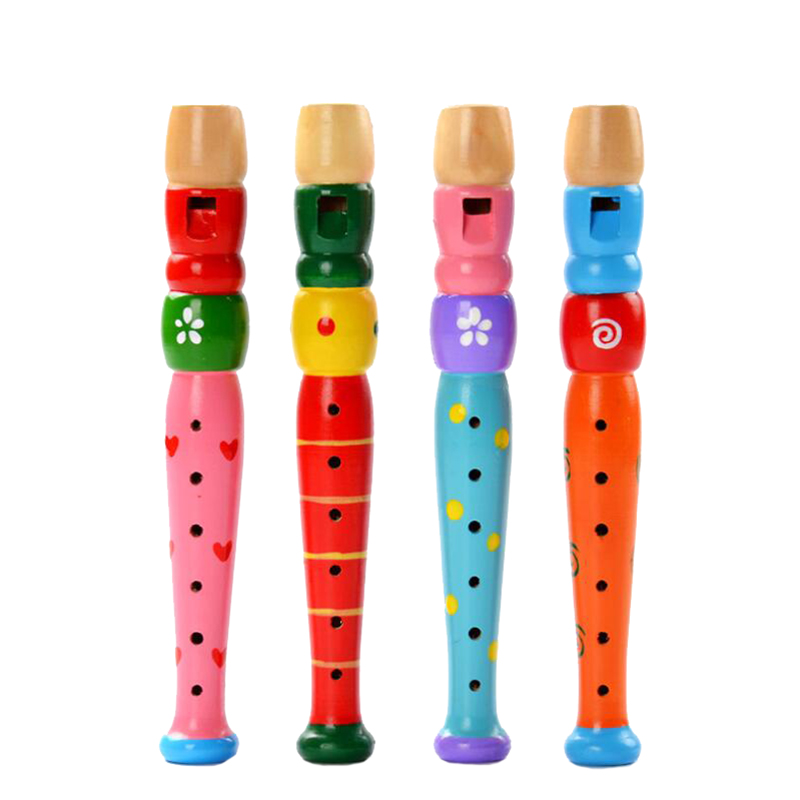 Hot Colorful Wooden Flute Musi - Musical Instrument Harmonium recension och pris