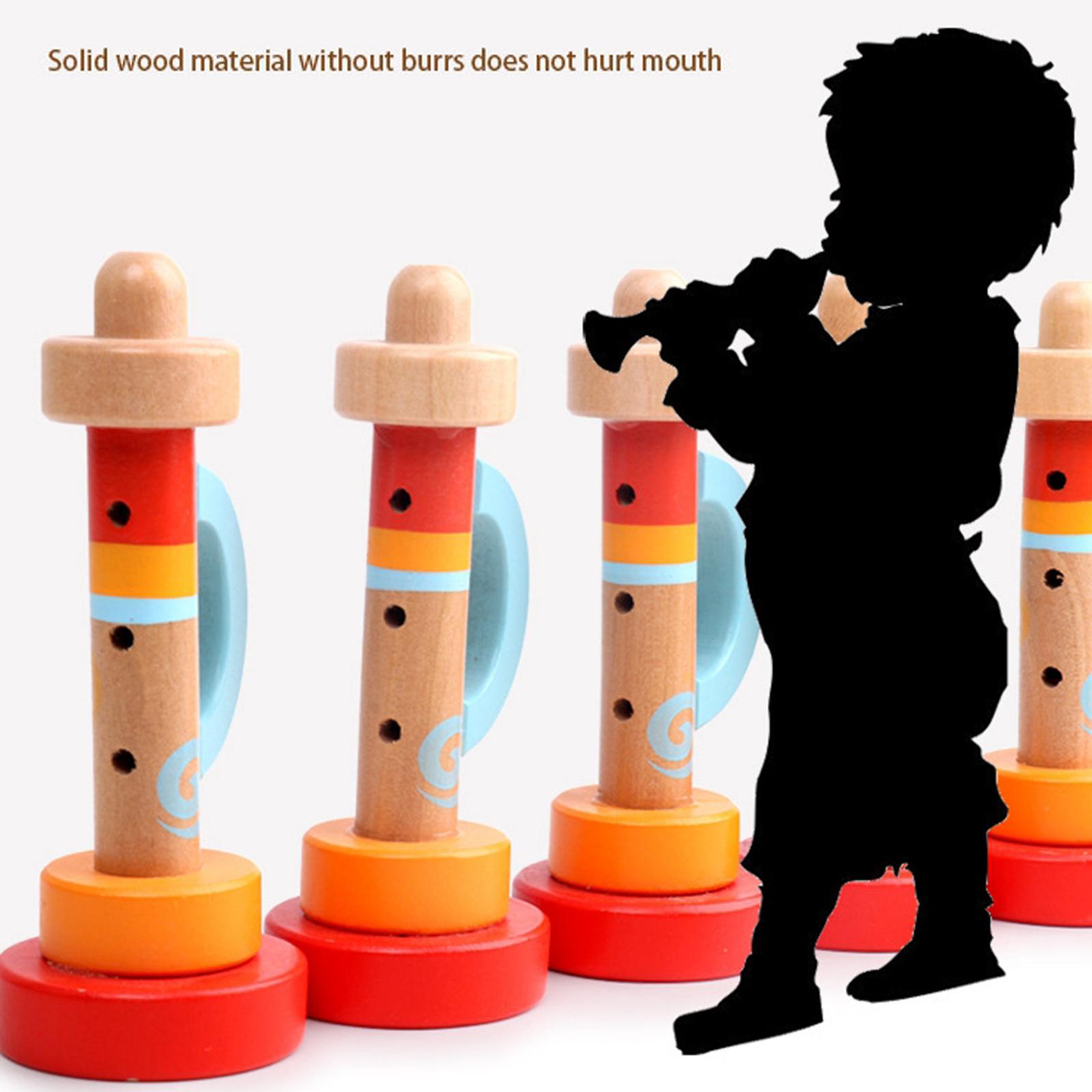 Children Wooden Trumpet Bugle  - Musical Instrument Bugle recension och pris