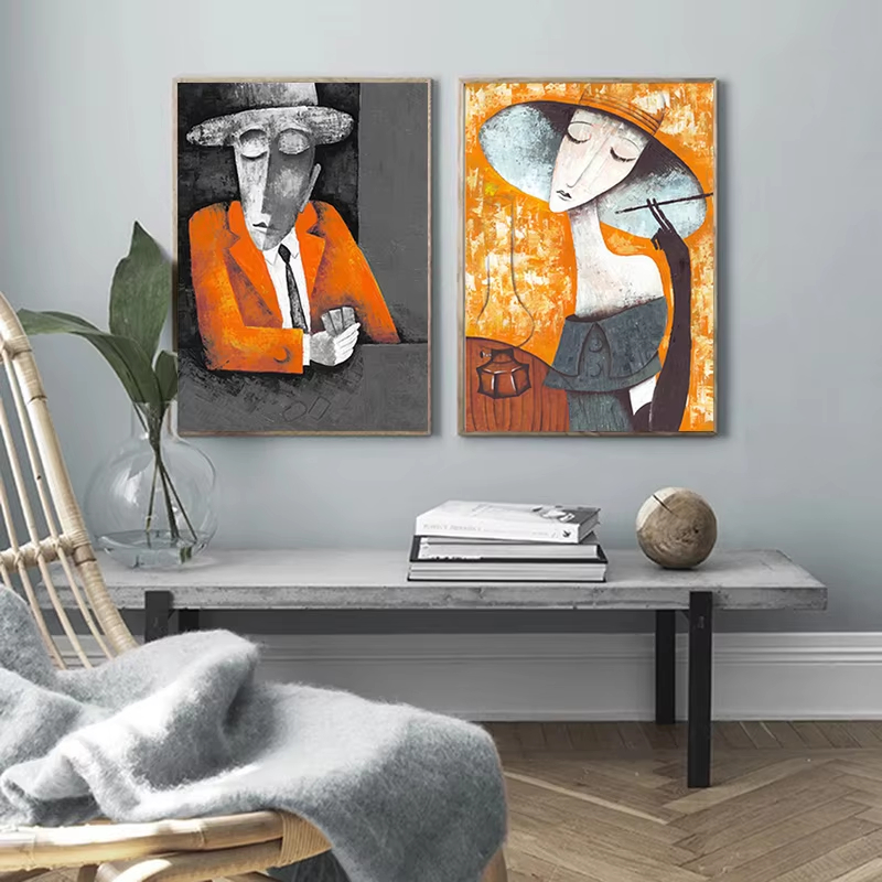 Abstract Picasso Artwork Man P - Picture Of Musical Instrument recension och pris