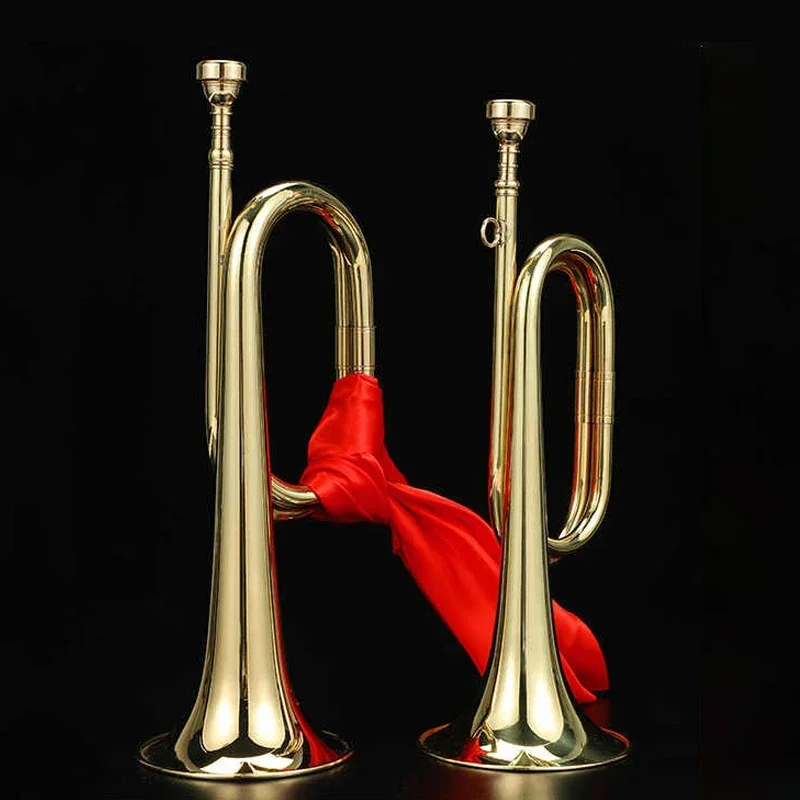 Brass Trumpet for Kids Beginne - Musical Instrument Bugle recension och pris