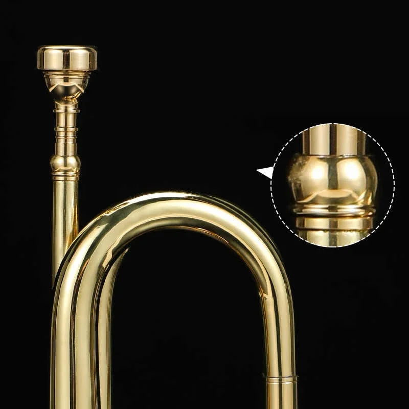 Brass Trumpet for Kids Beginne - Musical Instrument Bugle recension och pris