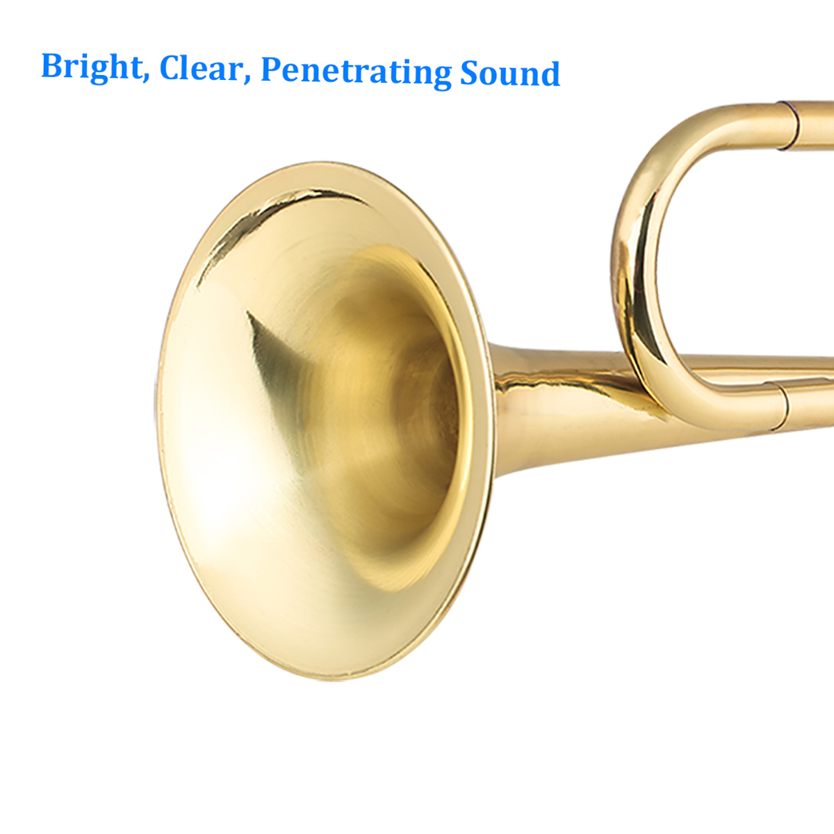 Brass C Bugle Call Gold-Plated - Musical Instrument Bugle recension och pris