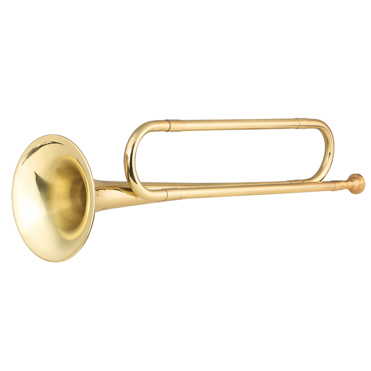 Brass C Bugle Call Gold-Plated - Musical Instrument Bugle recension och pris