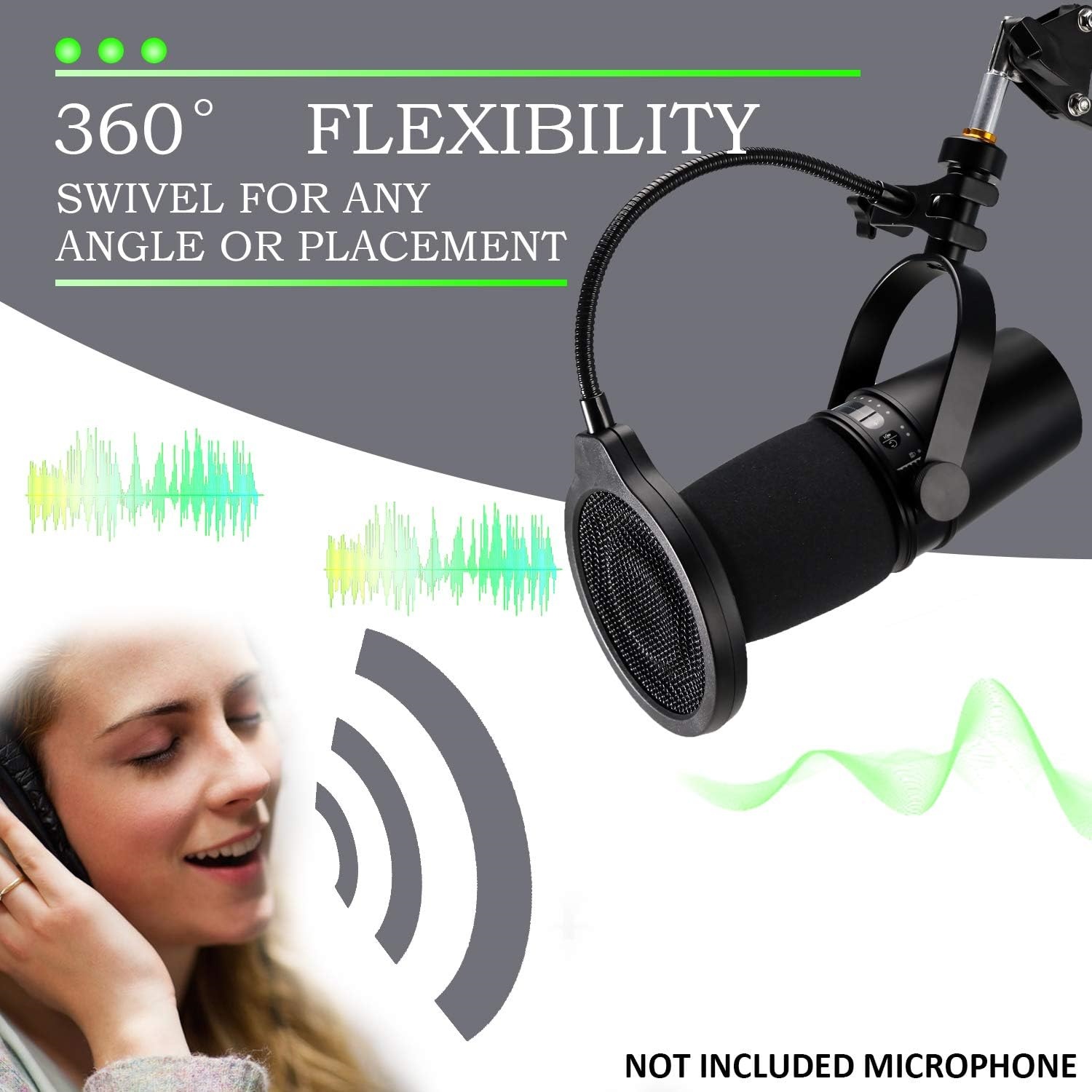 For Shure MV7 Microphone Pop F - Shure Mic Mv7 recension och pris