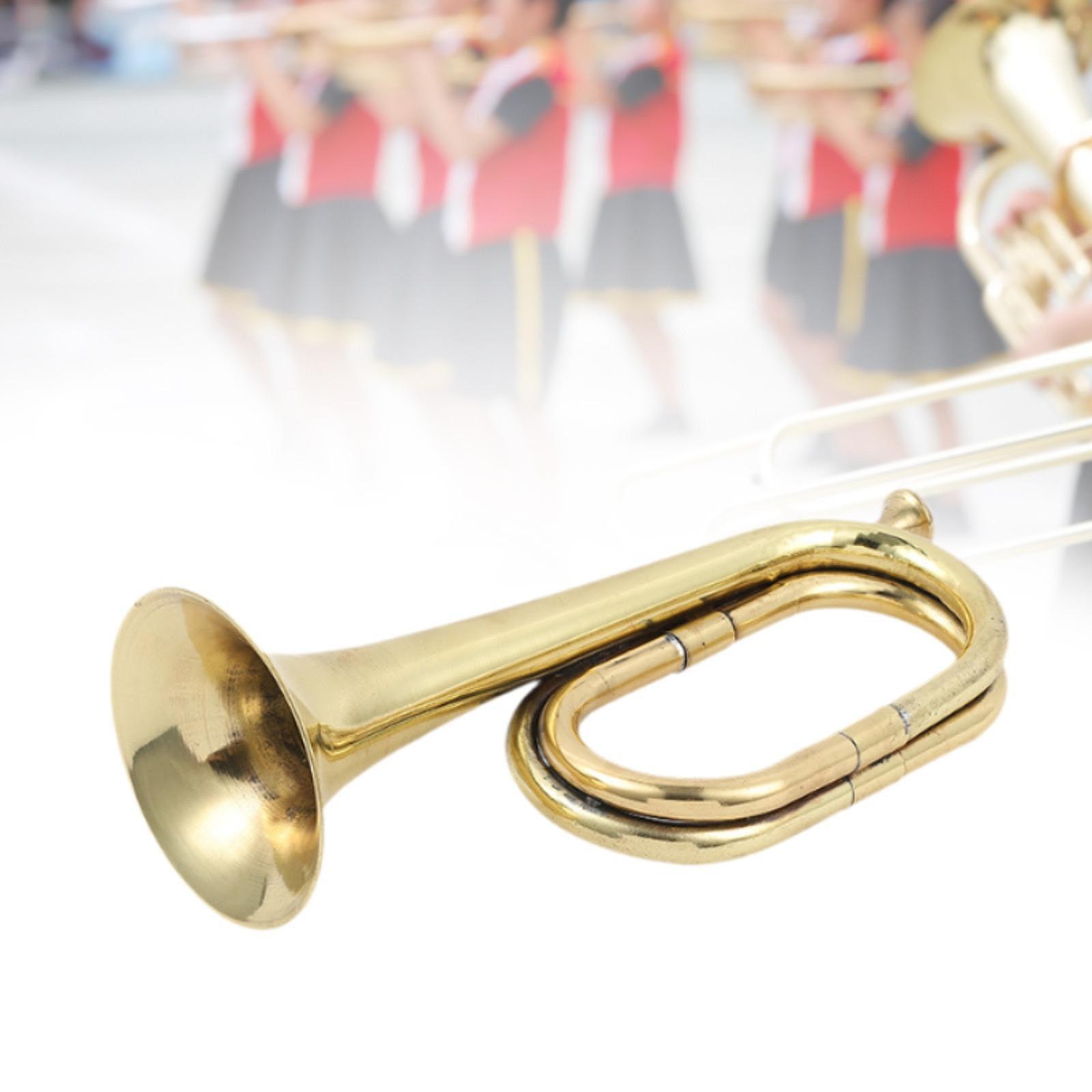 Brass Bugle Trumpet Prop Music - Musical Instrument Bugle recension och pris