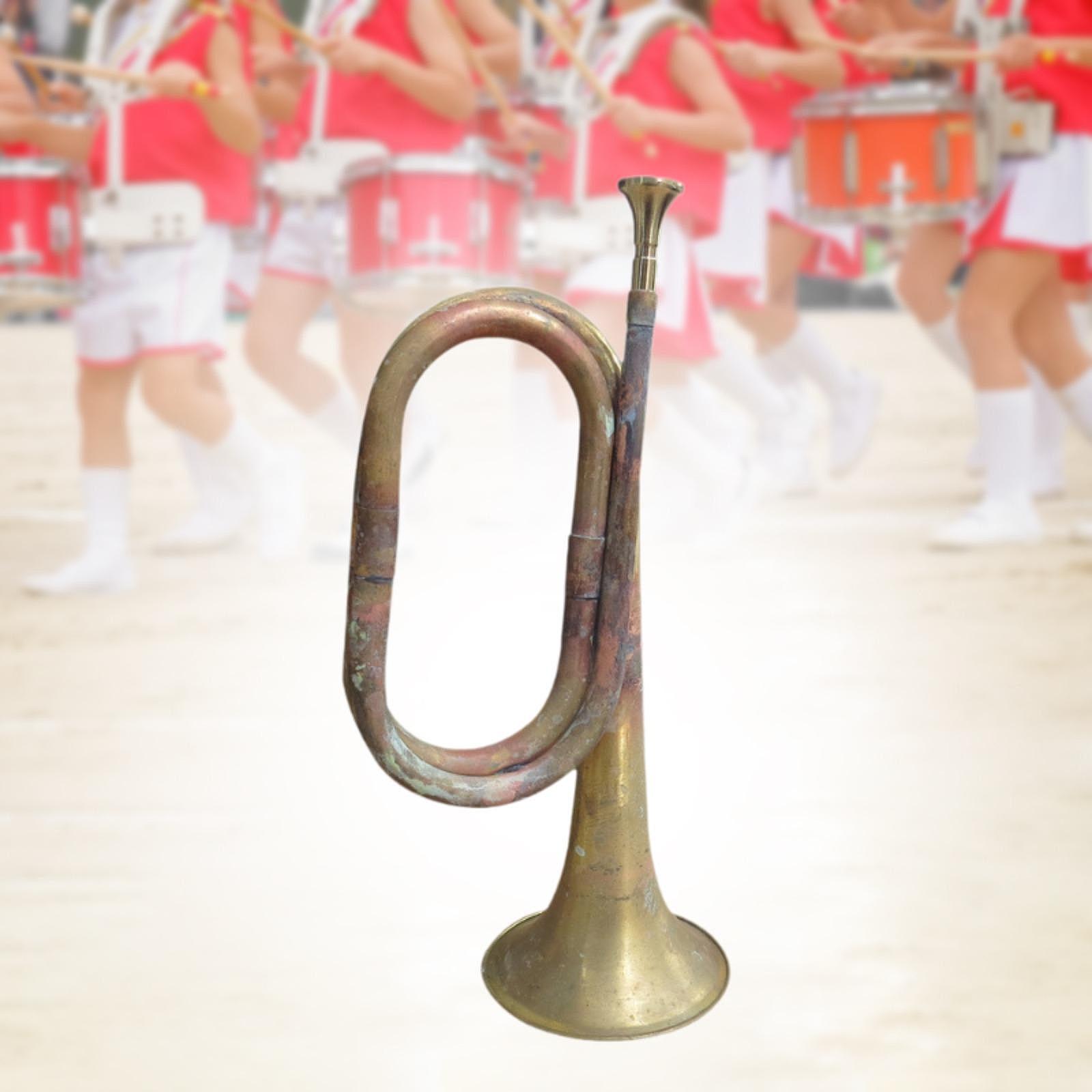 Brass Bugle Trumpet Prop Music - Musical Instrument Bugle recension och pris