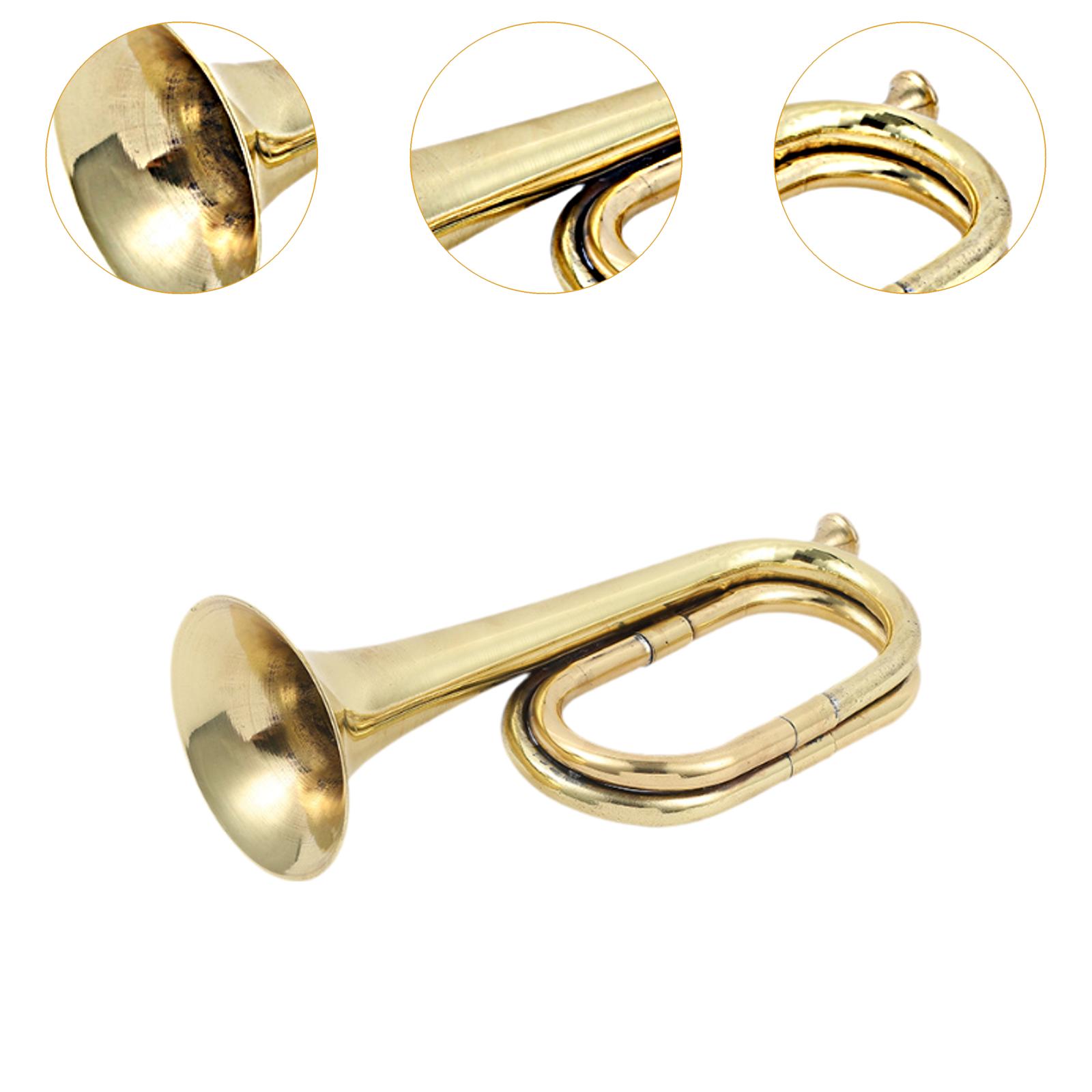 Brass Bugle Trumpet Prop Music - Musical Instrument Bugle recension och pris