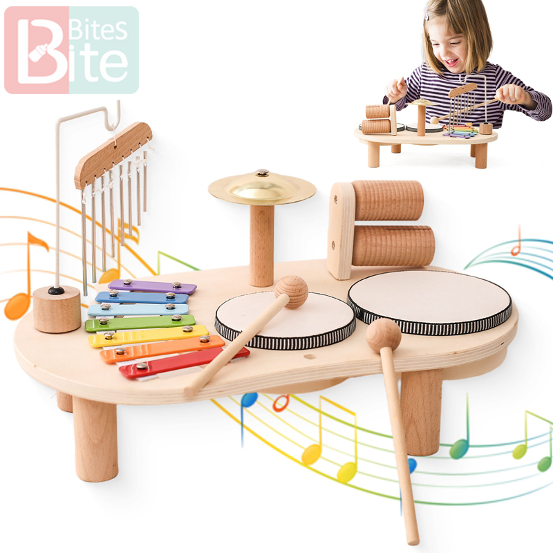 Baby Educational Toys Wooden A - Musical Instrument Harmonium recension och pris