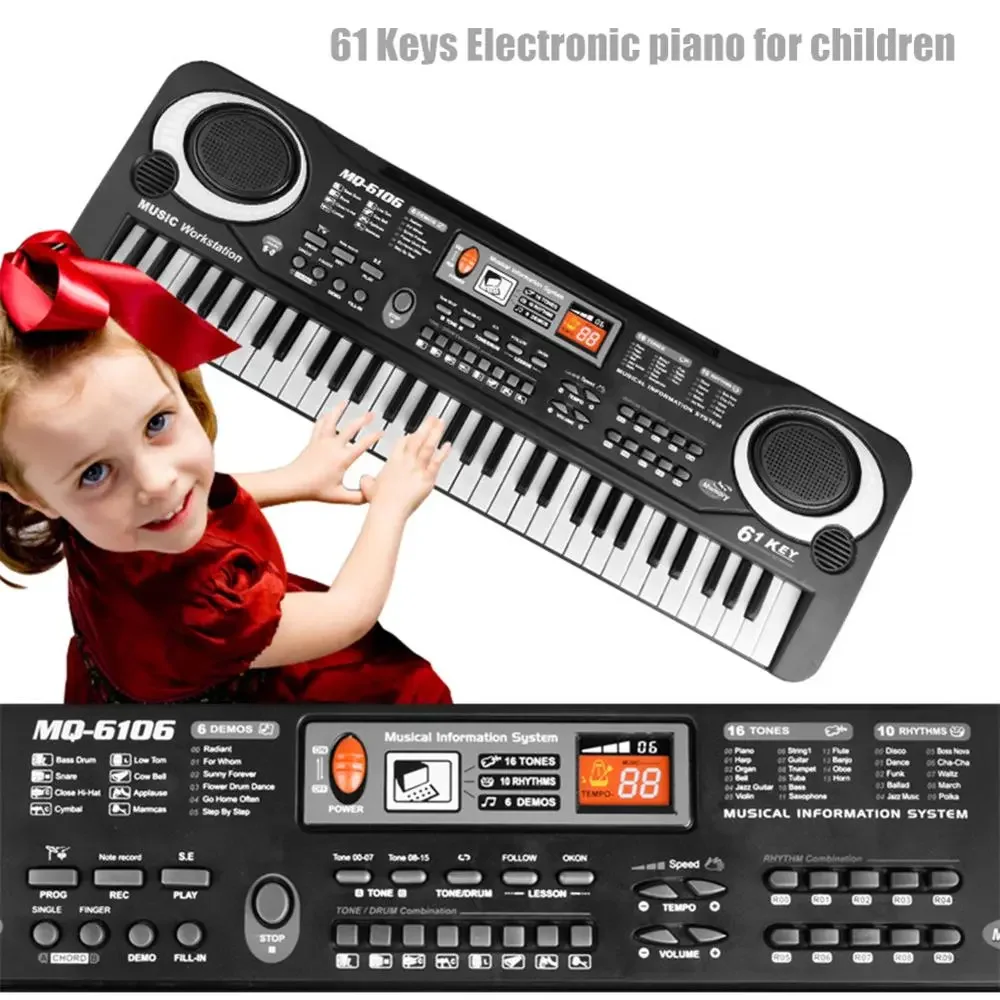 Kids Electronic Piano Keyboard - Musical Instrument Harmonium recension och pris