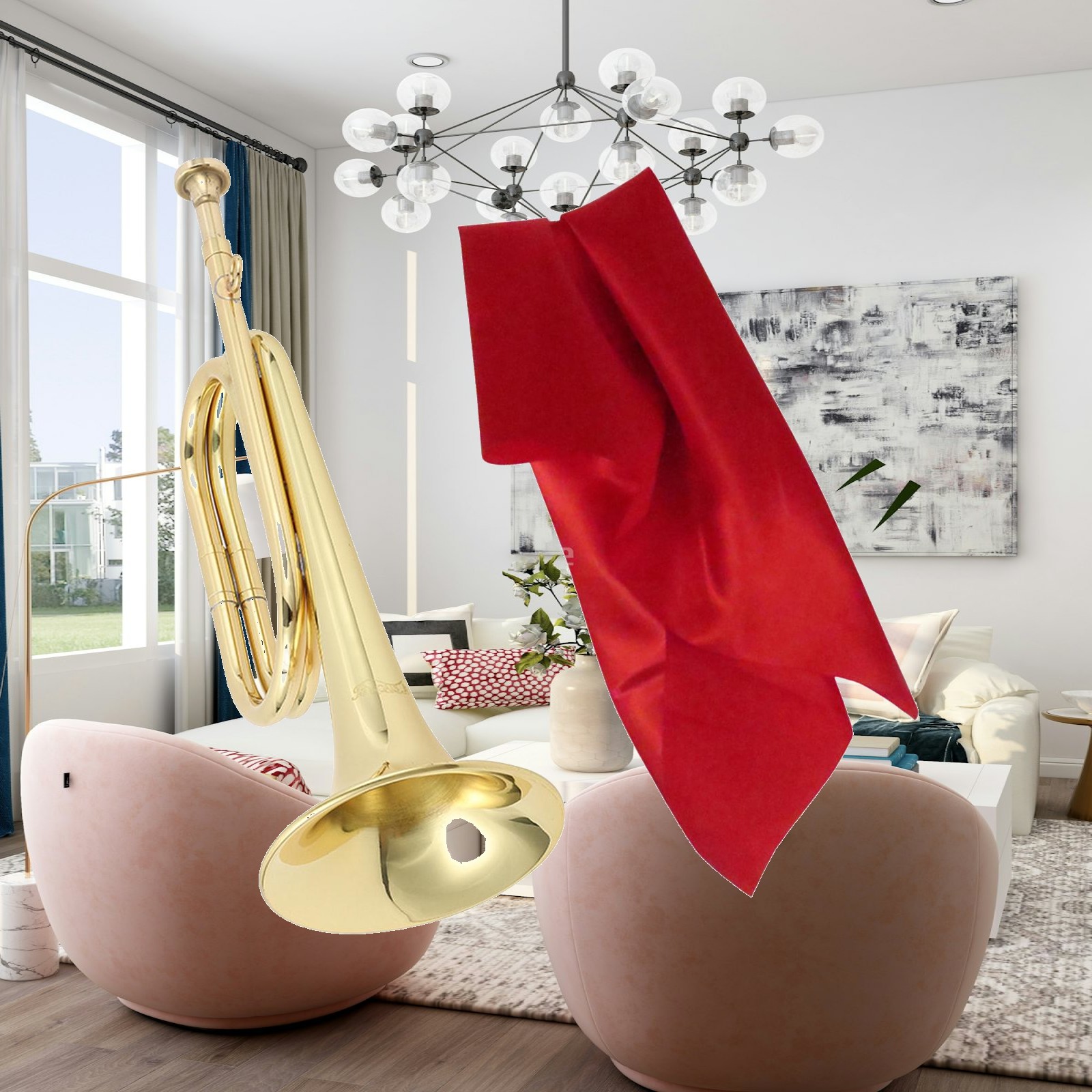 Mini Brass Instrument Trumpet  - Musical Instrument Bugle recension och pris