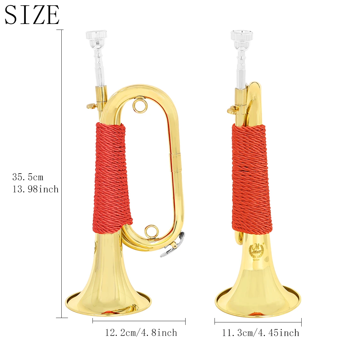 M MBAT Bugle Spanish Flugelhor - Musical Instrument Bugle recension och pris