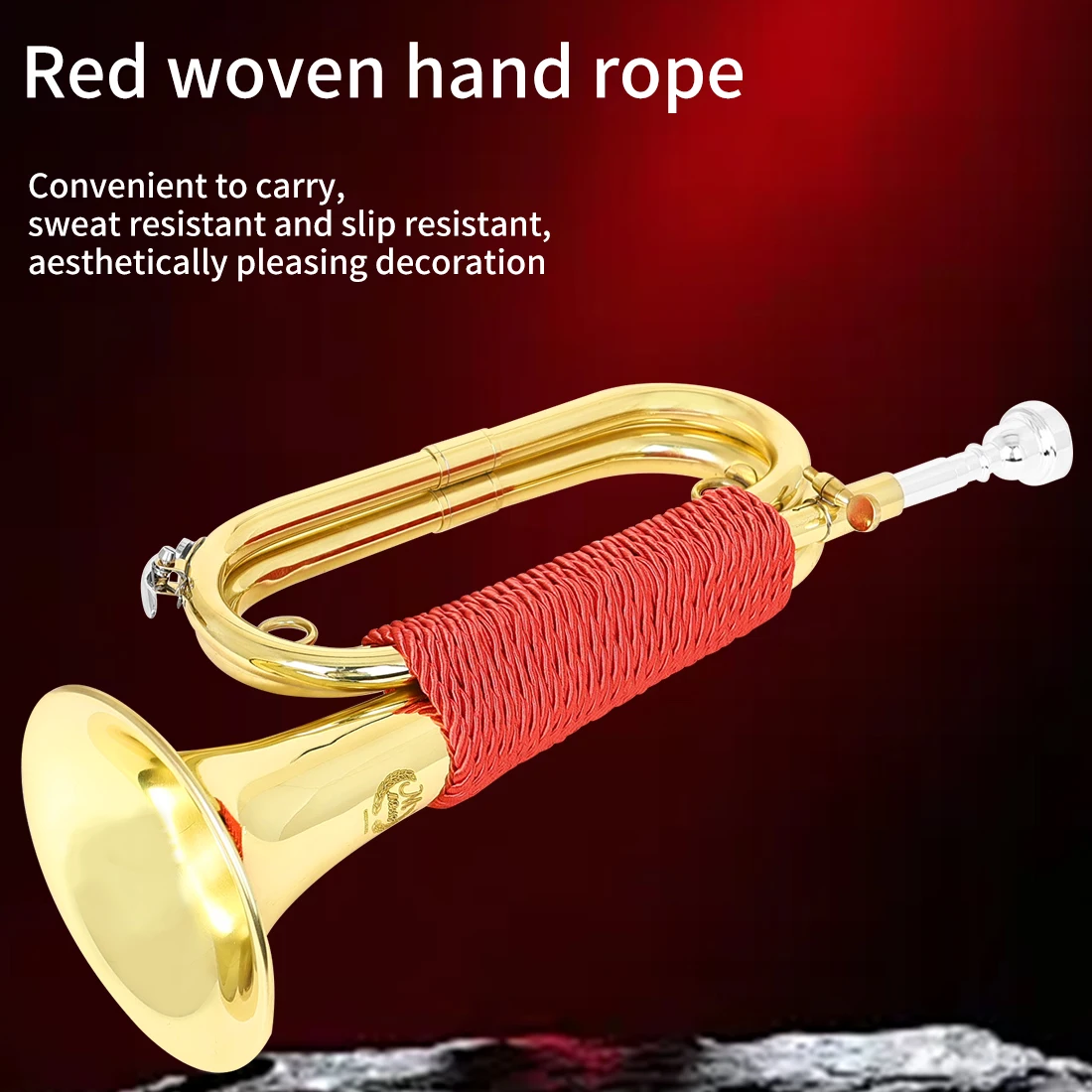 M MBAT Bugle Spanish Flugelhor - Musical Instrument Bugle recension och pris